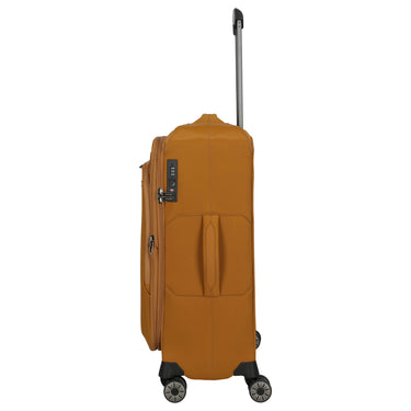 Travelite Priima - 4 - Rollen - Trolley M 68 cm (curry) - Markenkoffer