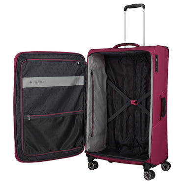 Travelite Skaii - 4 - Rollen - Trolley L 78 cm erw. (abendrot) - Markenkoffer