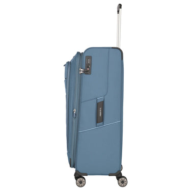 Travelite Skaii - 4 - Rollen - Trolley L 78 cm erw. (panoramablau) - Markenkoffer