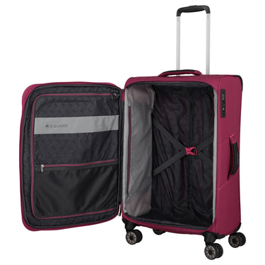 Travelite Skaii - 4 - Rollen - Trolley M 67 cm erw. (abendrot) - Markenkoffer