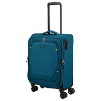 Travelite Umbria - 4-Rollen-Kabinentrolley S 55 cm erw. (petrol) - Ansicht 2