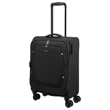 Travelite Umbria - 4 - Rollen - Kabinentrolley S 55 cm (schwarz) - Markenkoffer