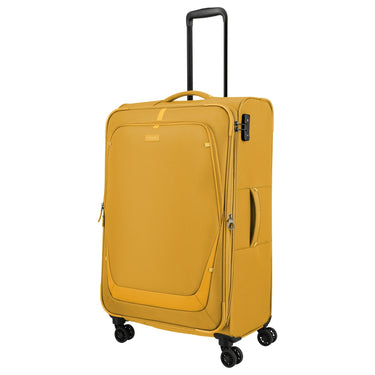 Travelite Umbria - 4 - Rollen - Trolley L 77 cm erw. (golden glow) - Markenkoffer