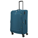 Travelite Umbria - 4 - Rollen - Trolley L 77 cm erw. (petrol) - Markenkoffer