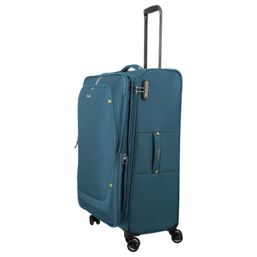 Travelite Umbria - 4 - Rollen - Trolley L 77 cm erw. (petrol) - Markenkoffer