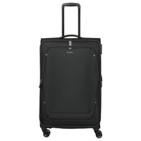 Travelite Umbria - 4 - Rollen - Trolley L 77 cm erw. (schwarz) - Markenkoffer