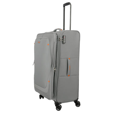 Travelite Umbria - 4 - Rollen - Trolley L 77 cm erw. (smoky grey) - Markenkoffer