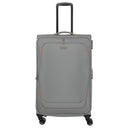 Travelite Umbria - 4 - Rollen - Trolley L 77 cm erw. (smoky grey) - Markenkoffer