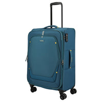 Travelite Umbria - 4-Rollen-Trolley M 67 cm erw. (petrol) - Ansicht 2