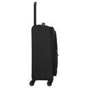 Travelite Umbria - 4 - Rollen - Trolley M 67 cm erw. (schwarz) - Markenkoffer