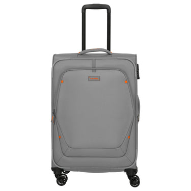 Travelite Umbria - 4 - Rollen - Trolley M 67 cm erw. (smoky grey) - Markenkoffer