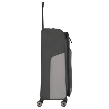 Travelite Viia - 4 - Rollen - Trolley L 77 cm erw. (Schiefer) - Markenkoffer