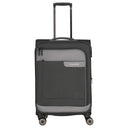 Travelite Viia - 4 - Rollen - Trolley M 67 cm erw. (Schiefer) - Markenkoffer