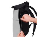 Ucon Acrobatics Hajo Mini Aloe Rolltop - Rucksack 16'' 42 cm (light grey/black) - Markenkoffer