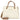 Valentino Bags Alexia - Handtasche 35 cm (bianco/cuoio) - Markenkoffer