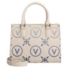 Valentino Bags Samba Re Print - Bolso de mano 25 cm (ecru/azul)