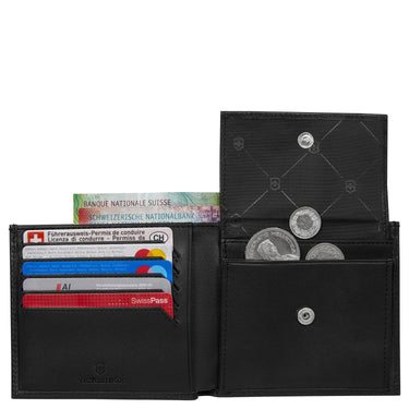 Victorinox Altius Alox Deluxe Bi - Fold - Geldbörse 5cc 11 cm RFID (black) - Markenkoffer
