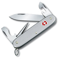 Victorinox Schweizer Taschenmesser "Pioneer Alox" 9.3 cm (silber) - Markenkoffer