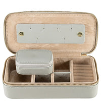 Windrose Aurora - Schmucketui M 20 cm (hellgrau) - Markenkoffer