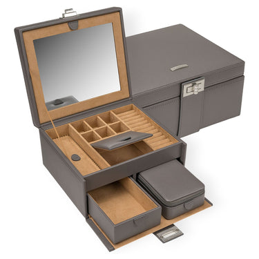 Windrose Marvella - Schmuckkoffer mit Reiseetui 21.5 cm (ash) - Markenkoffer