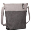 zwei Jana J12 - Bolso de hombro 33 cm (nubuk-stone)
