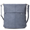 zwei Mademoiselle M12 - Schultertasche 32 cm (nubuk-sky)