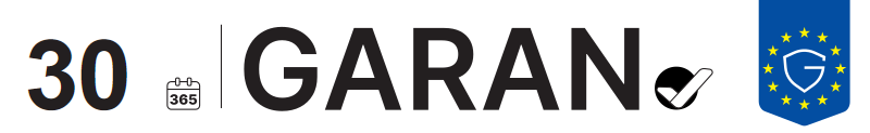 EU-GARAN-Label: Herstellergarantie in Jahren: 30