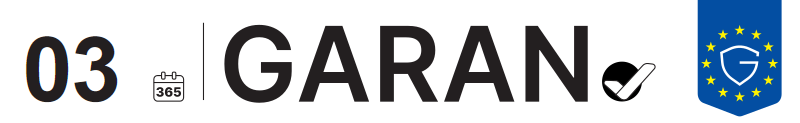 EU-GARAN-Label: Herstellergarantie in Jahren: 3